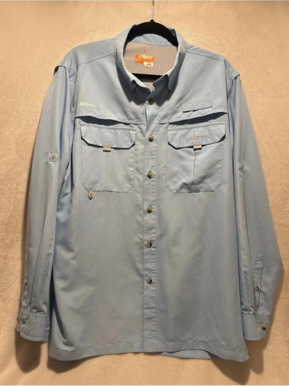 Habit 360 Venting Light Blue Men’s Long-Sleeve Shirt Jacket
